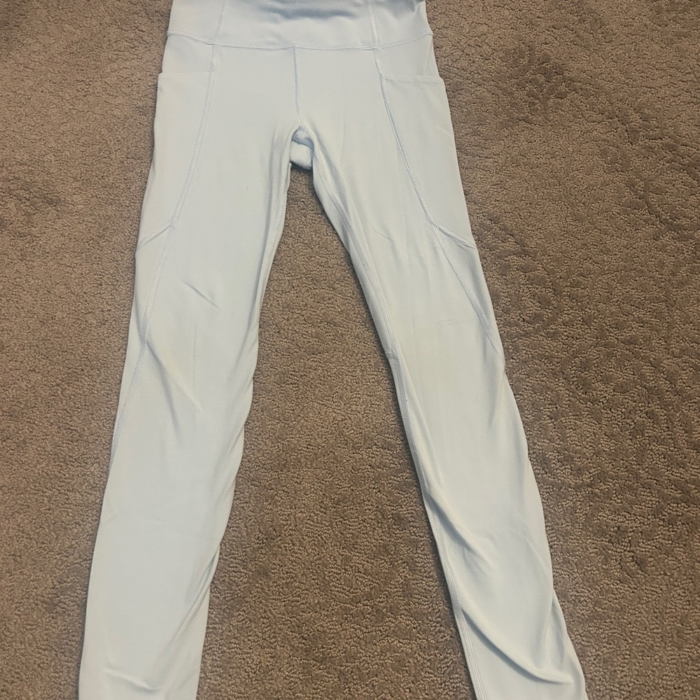 Athleta Girl Stash Your Treasures Tight  Leggings in Light Blue